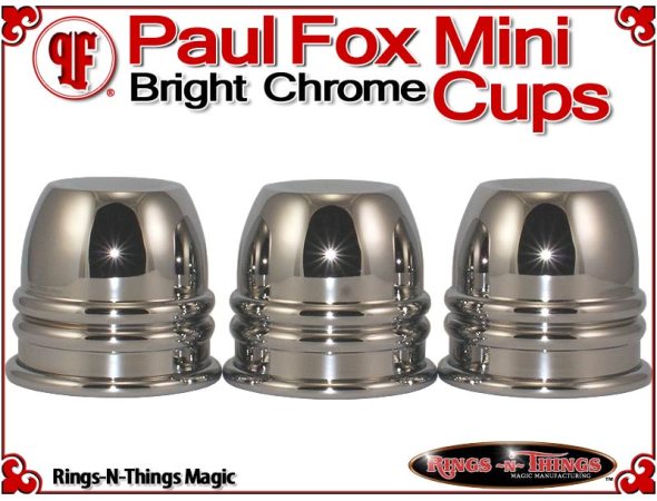 Paul Fox Mini Cups | Copper | Bright Chrome Finish 2