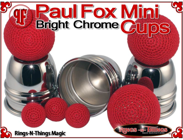Paul Fox Mini Cups | Copper | Bright Chrome Finish 6