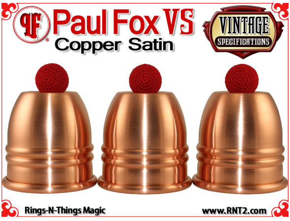 Paul Fox VS Cups | Copper | Satin Finish