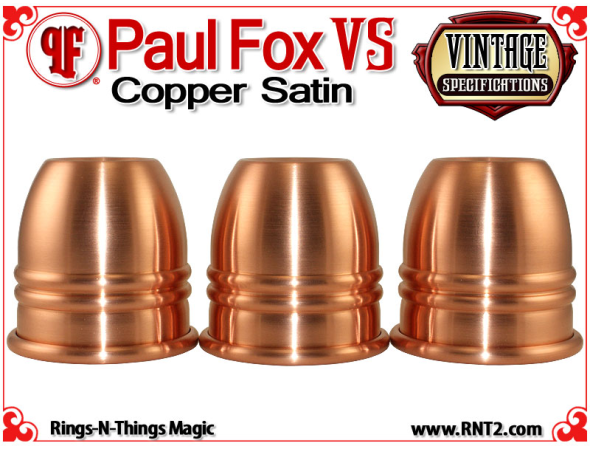 Paul Fox VS Cups | Copper | Satin Finish 2