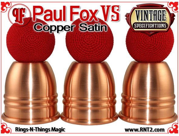 Paul Fox VS Cups | Copper | Satin Finish 3