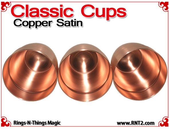 Classic Cups | Copper | Satin Finish