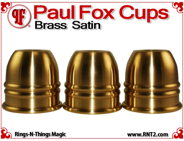 Paul Fox Cups | Brass | Satin Finish 2