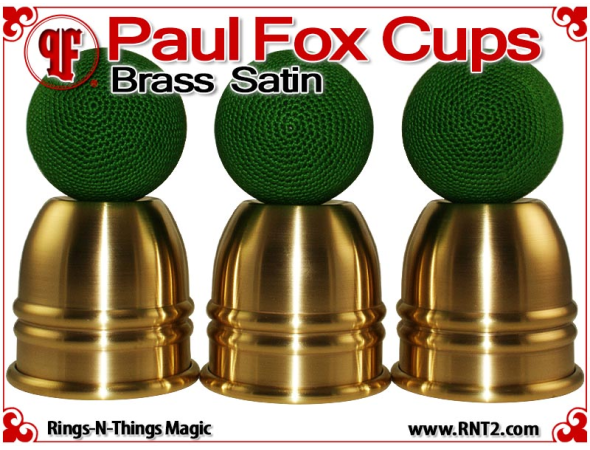 Paul Fox Cups | Brass | Satin Finish 6