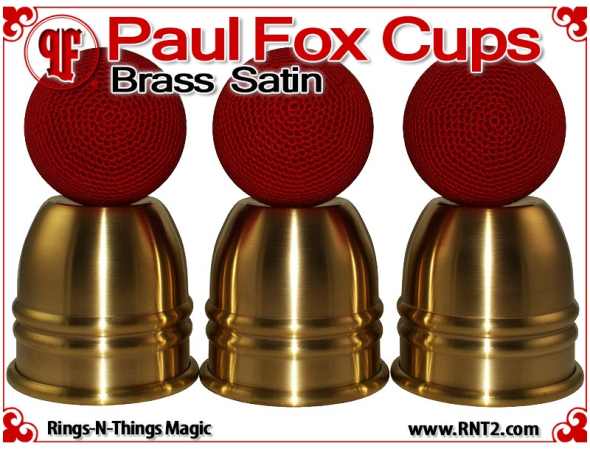 Paul Fox Cups | Brass | Satin Finish 3