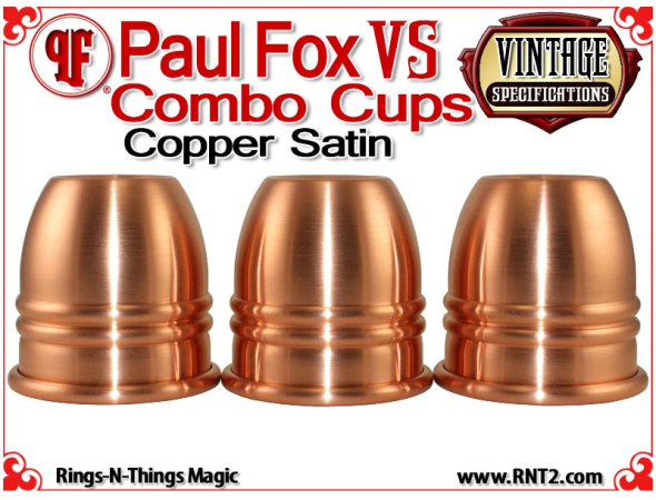Paul Fox VS Combo Cups | Copper | Satin Finish 2