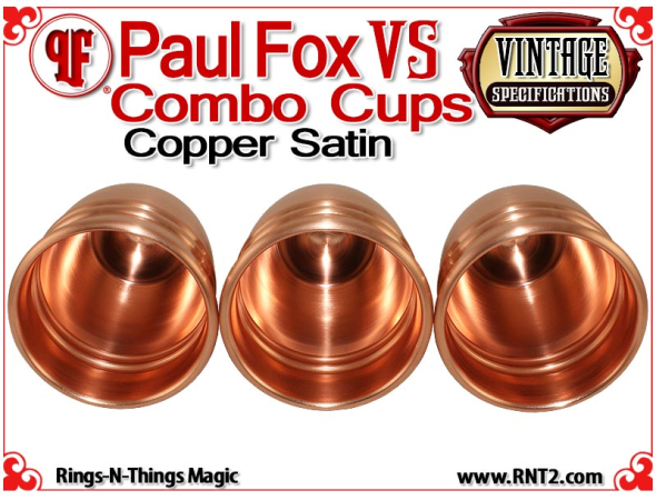 Paul Fox VS Combo Cups | Copper | Satin Finish 5