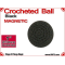 Black Crochet Ball | 1 Inch (25mm) | Magnetic