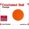 Orange Crochet Ball | 1 Inch (25mm)