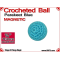 Parakeet Blue Crochet Ball | 5/8 Inch (16mm) | Magnetic