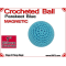 Parakeet Blue Crochet Ball | 1 Inch (25mm) | Magnetic