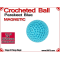 Parakeet Blue Crochet Ball | 7/8 Inch (22mm) | Magnetic