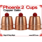 Phoenix 2 Cups | Copper | Satin Finish 1