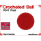 RNT Red Crochet Ball | 1 1/8 Inch (28mm)