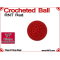 RNT Red Crochet Ball | 3/4 Inch (19mm)