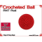 RNT Red Crochet Ball | 7/8 Inch (22mm)