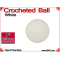 White Crochet Ball | 1 Inch (25mm)