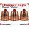 Phoenix 2 Cups | Copper | Polished Finish