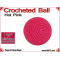 Hot Pink Crochet Ball | 1 3/8 Inch (35mm)