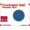 Hawaiian Blue Crochet Ball | 1 Inch (25mm)