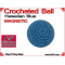 Hawaiian Blue Crochet Ball | 1 1/8 Inch (28mm) | Magnetic