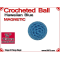 Hawaiian Blue Crochet Ball | 5/8 Inch (16mm) | Magnetic