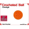 Orange Crochet Ball | 5/8 Inch (16mm)