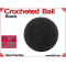 Black Crochet Ball | 1 5/8 Inch (41mm)