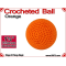 Orange Crochet Ball | 1 3/8 Inch (35mm)
