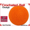 Orange Crochet Ball | 2 3/8 Inch  (60mm)