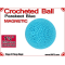 Parakeet Blue Crochet Ball | 1 3/8 Inch (35mm) | Magnetic