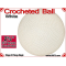 White Crochet Ball | 2 5/8 Inch (67mm)