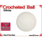 White Crochet Ball | 1 3/8 Inch (35mm)