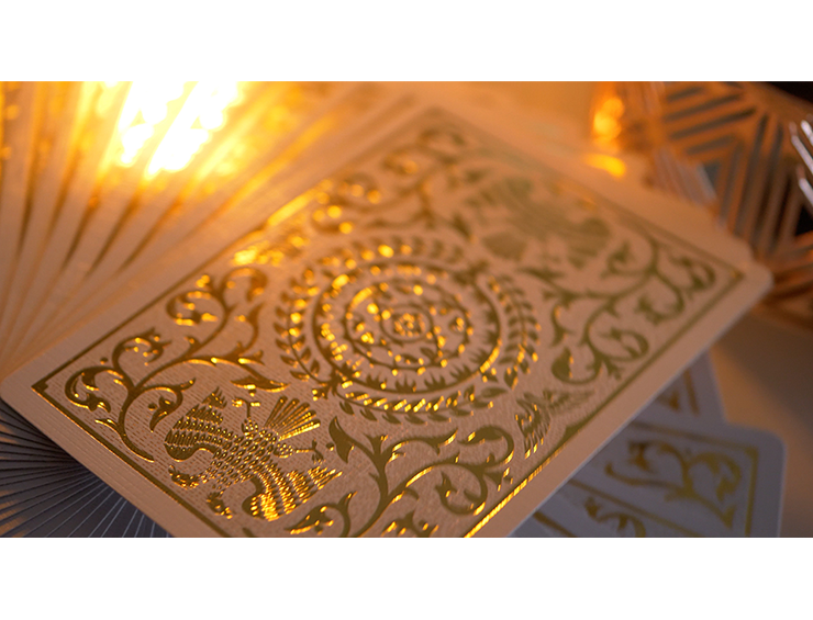 thumbnail interactive-video image 1 of Regalia White Playing Cards By Shin Lim - GamelandSKN 1 of 13