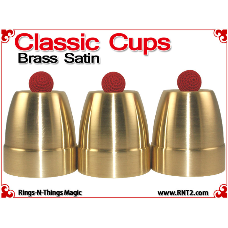 Classic Cups | Brass | Satin Finish