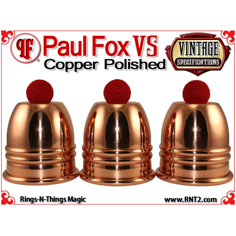 Paul Fox VS Cups | Copper | Polished Finish