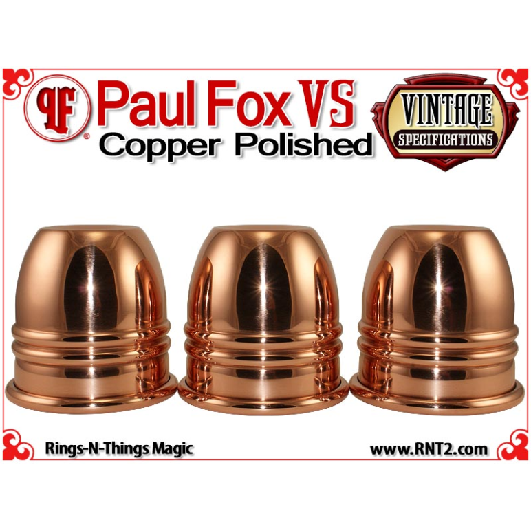 Paul Fox VS Cups | Copper | Polished Finish
