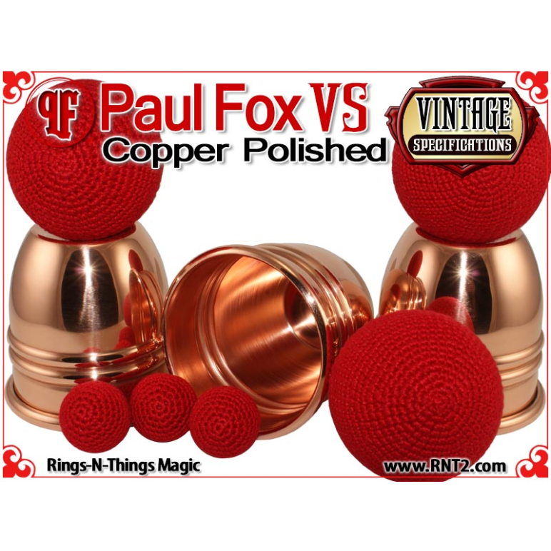 Paul Fox VS Cups | Copper | Polished Finish