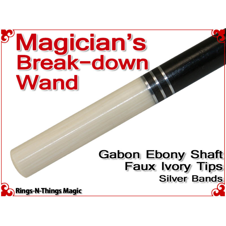 Magicians Break-Down Wand | Ebony & Ivory