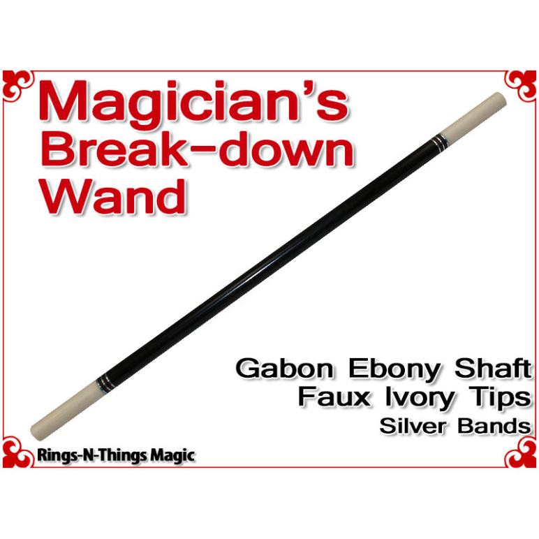 Magicians Break-Down Wand | Ebony & Ivory