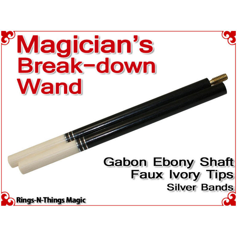 Magicians Break-Down Wand | Ebony & Ivory
