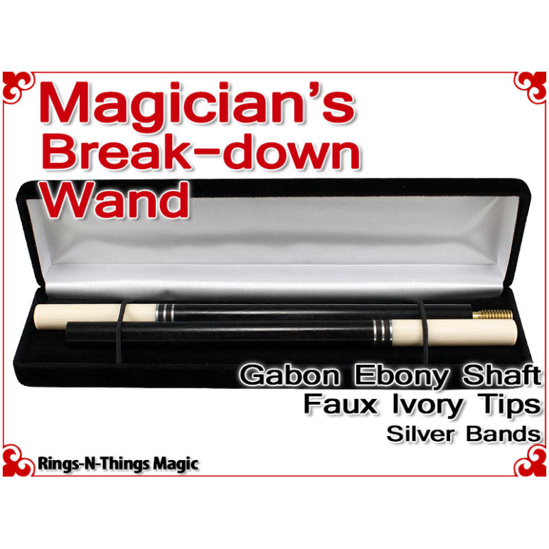 Magicians Break-Down Wand | Ebony & Ivory