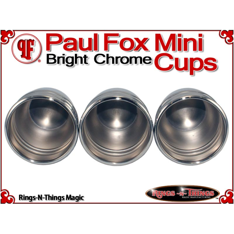 Paul Fox Mini Cups | Copper | Bright Chrome Finish 5