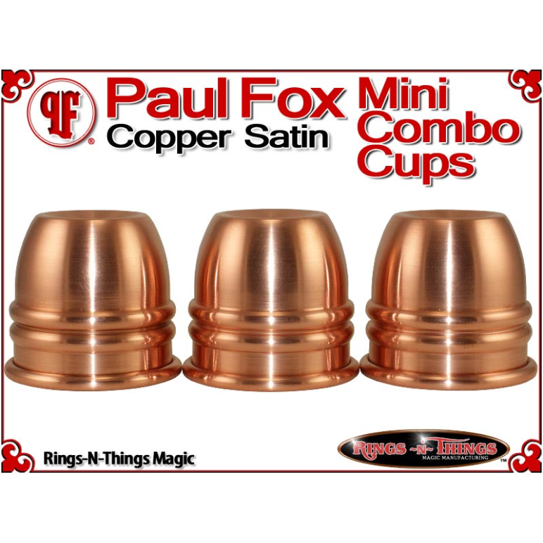 Paul Fox Mini Combo Cups | Copper | Satin Finish 2