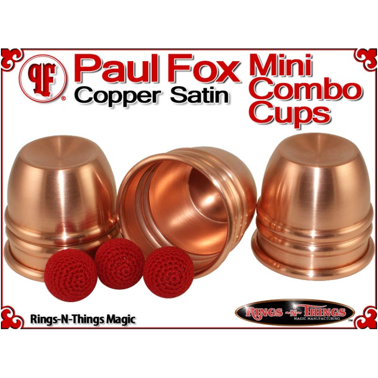 Paul Fox Mini Combo Cups | Copper | Satin Finish 3