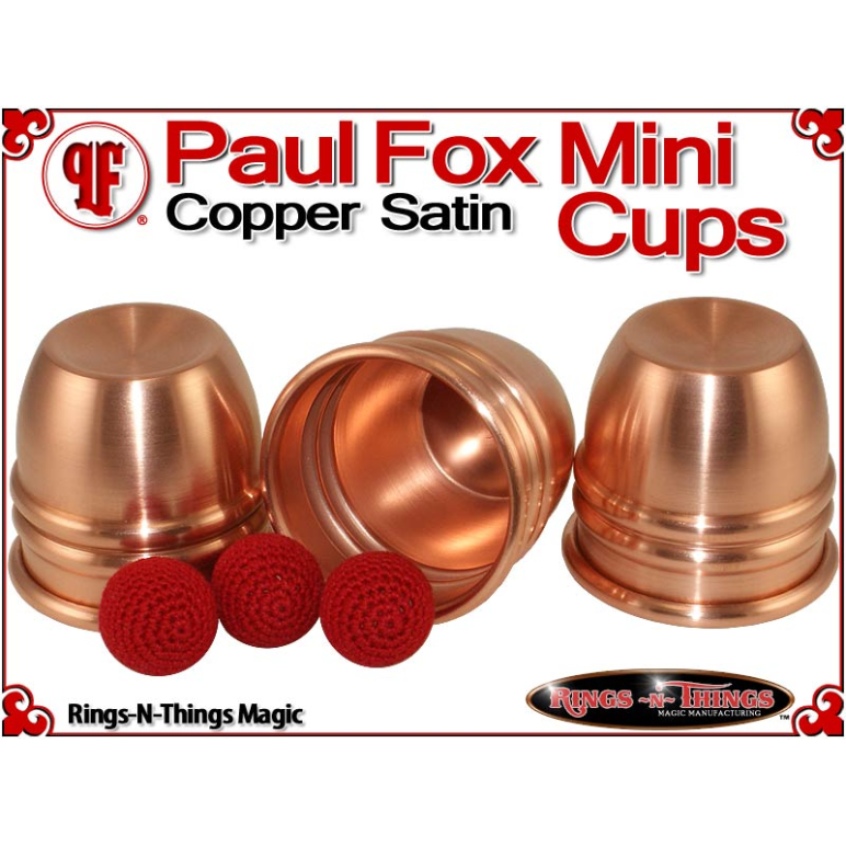 Paul Fox Mini Cups | Copper | Satin Finish 3