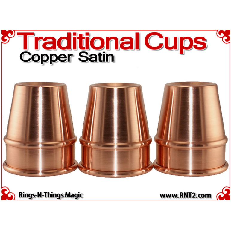 Traditional Tapered Cups | Copper | Satin Finish 2