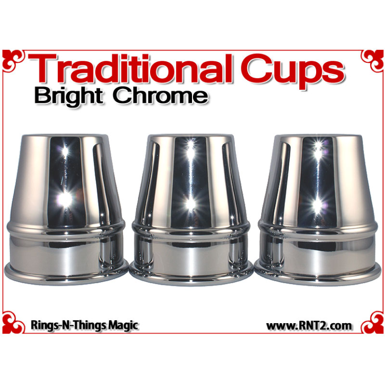 Traditional Tapered Cups | Copper | Bright Chrome 2