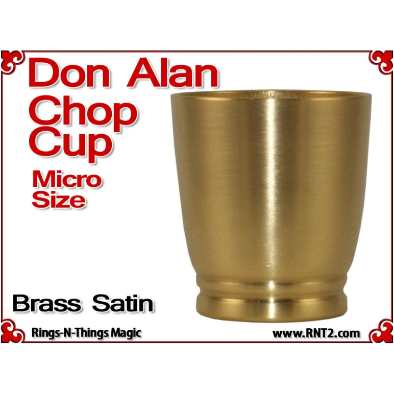 Don Alan Petite Chop Cup | Brass | Satin Finish 4