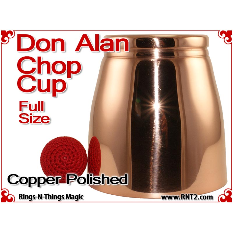 Don Alan Full Size Chop Cup | Copper | Polished Finish